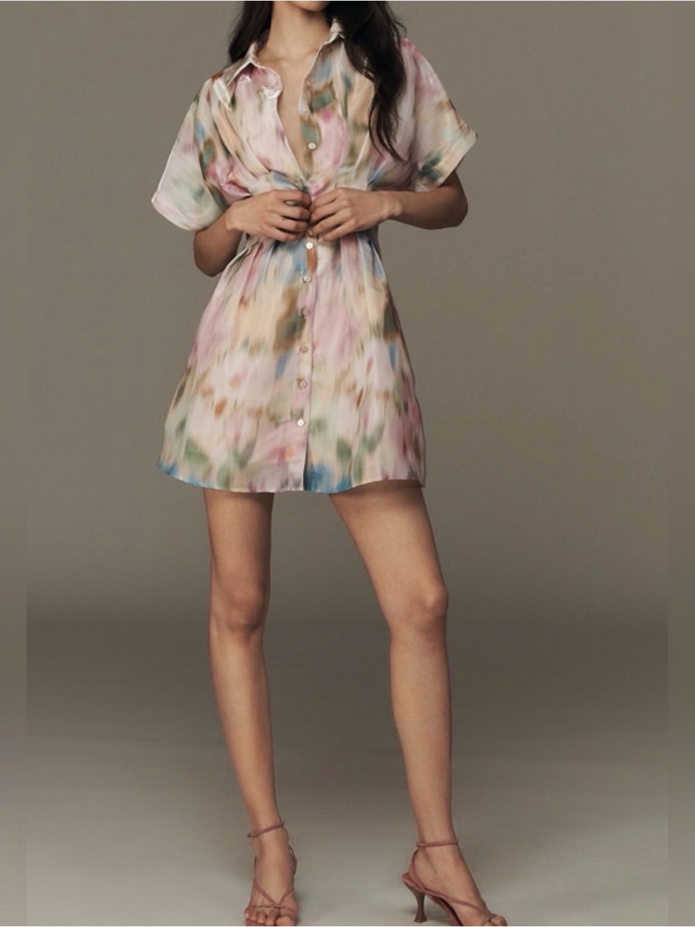 Anthropologie Tobie Mini Dress | Multi Color Floral